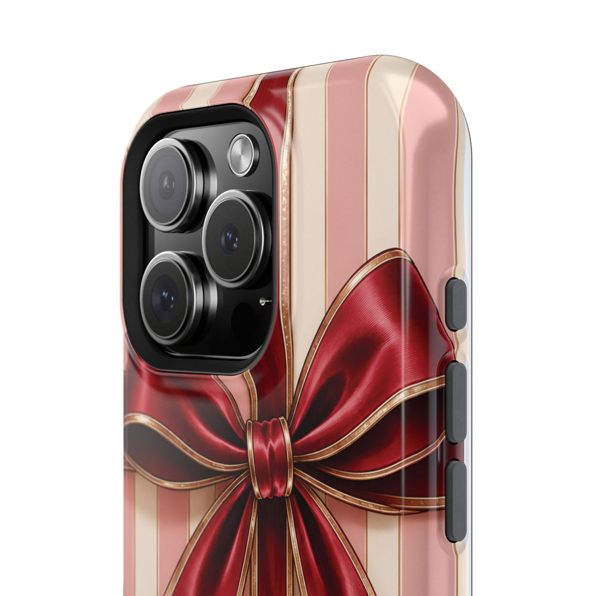 Red Bow Gift Wrap Magnetic Phone Case