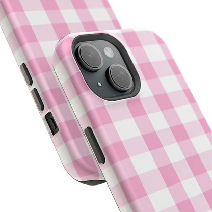 Pink Gingham Phone Case