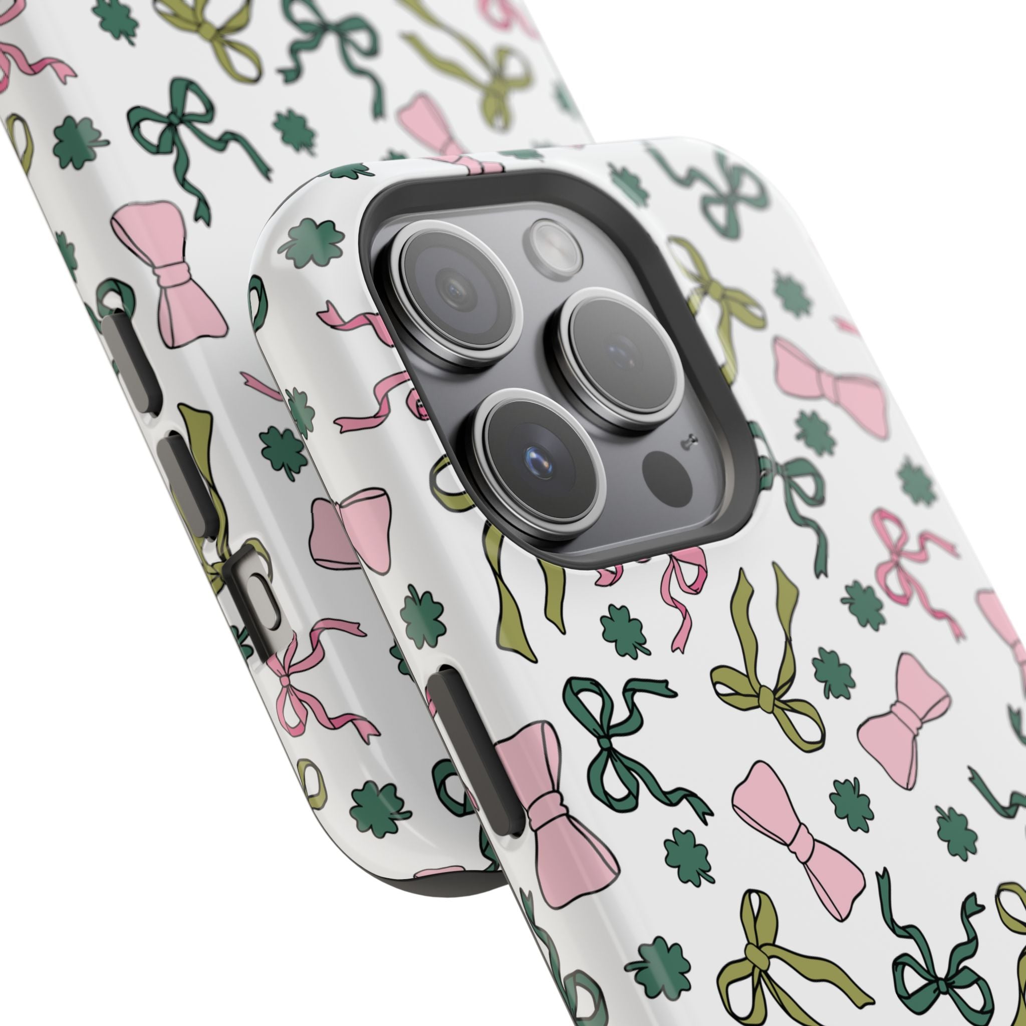 Bows and Shamrocks Magnetic Phone Case