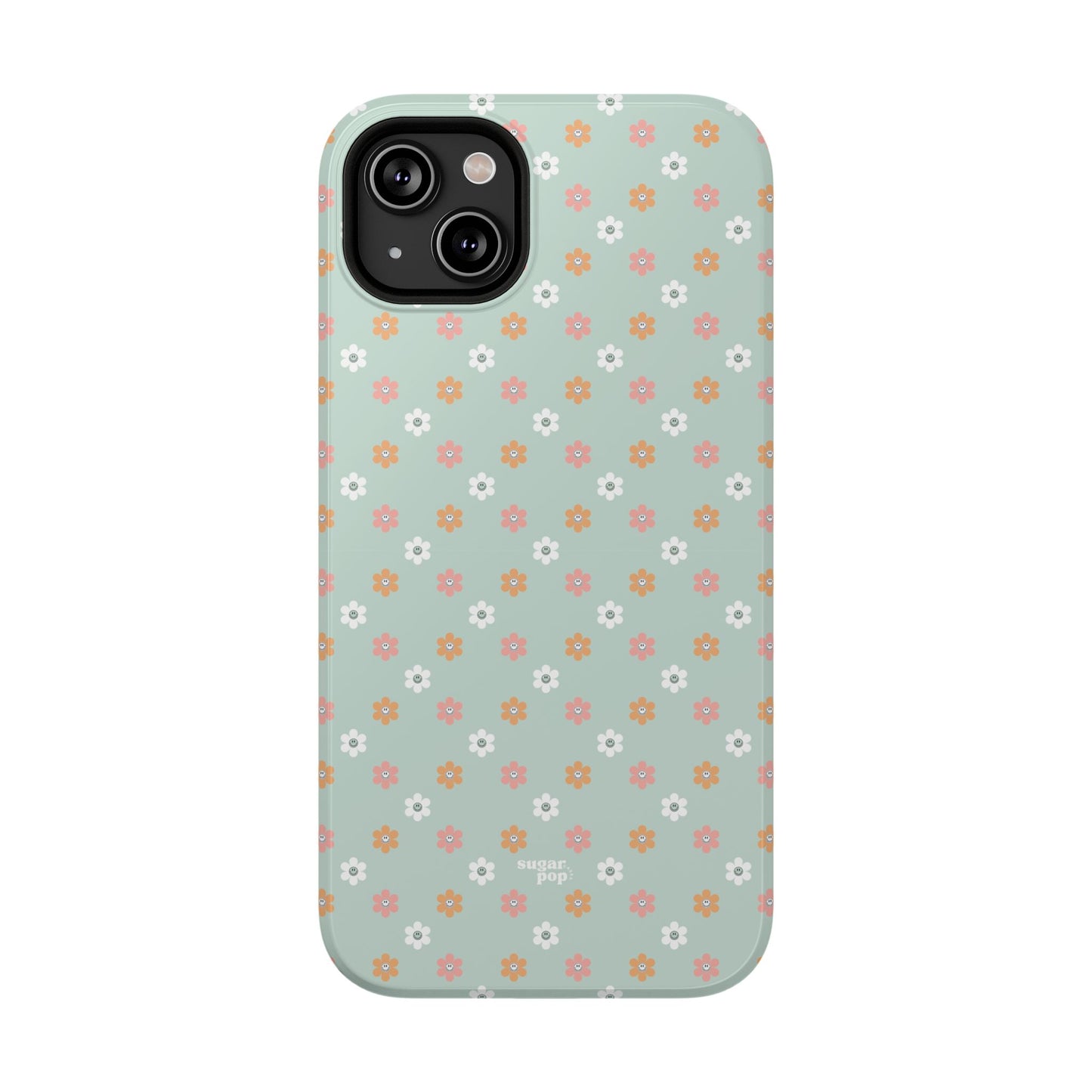 Floral Smiley Impact-Resistant Cases