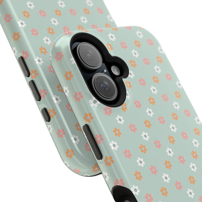 Floral Smiley Impact-Resistant Cases