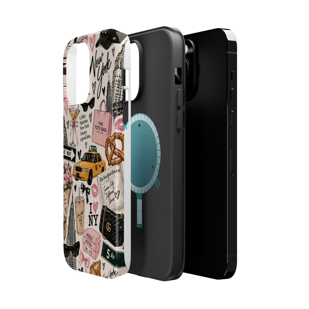 Pink New York Magnetic Phone Case