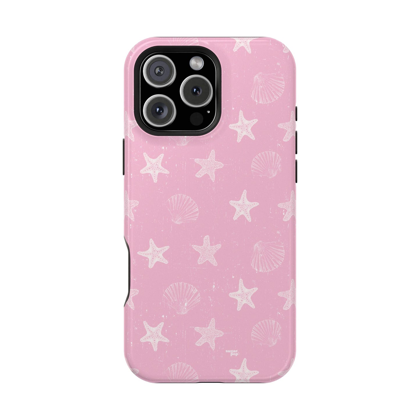 Pink Coastal Impact-Resistant Phone Case