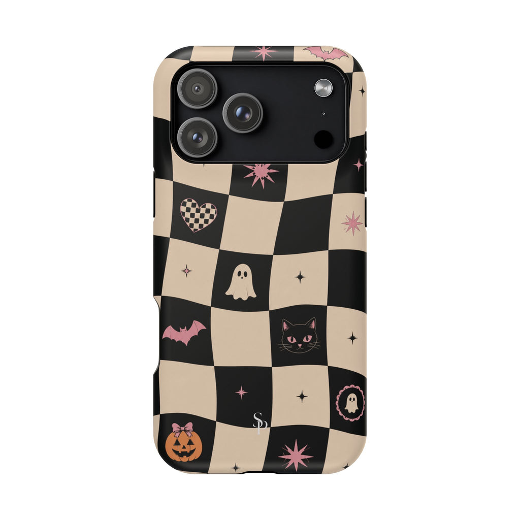 Halloween Checkerboard Magnetic Phone Case