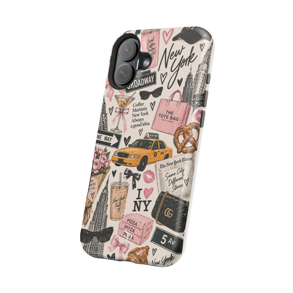 Pink New York Magnetic Phone Case