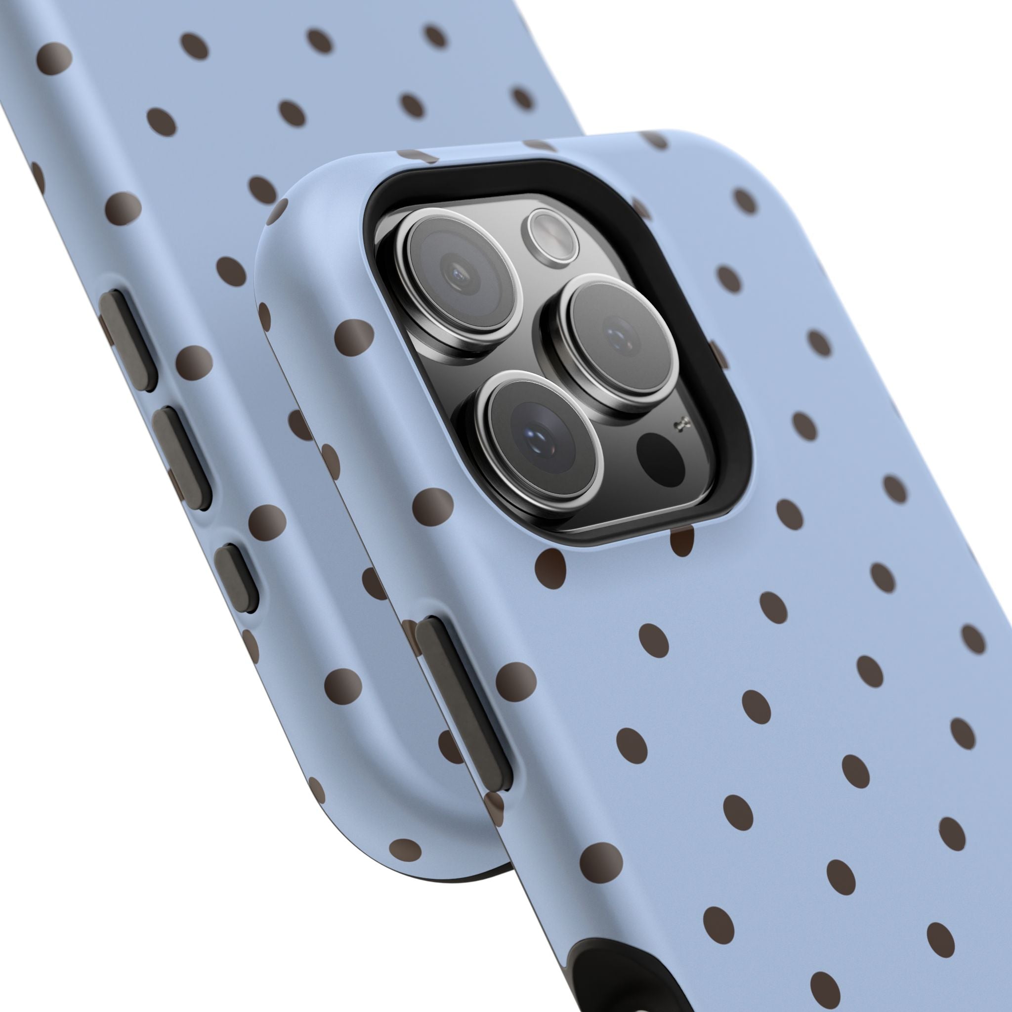 Blue Polka Dot Magnetic Impact Phone Case