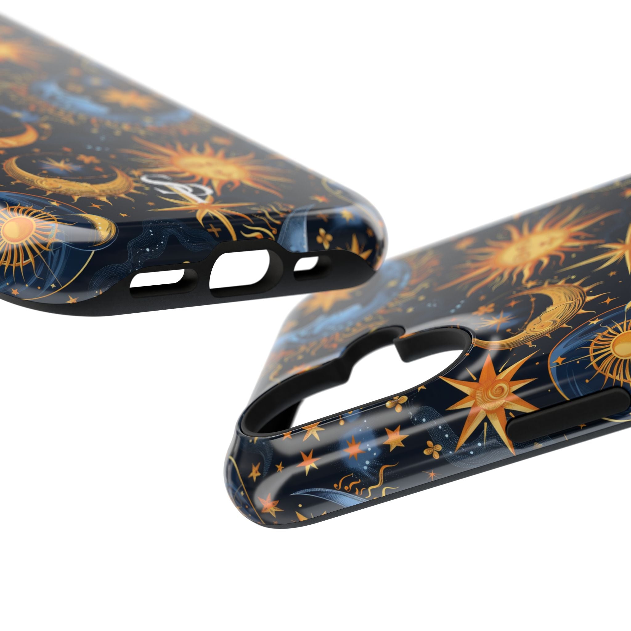 Celestial Sun and Moon Impact-Resistant Phone Case