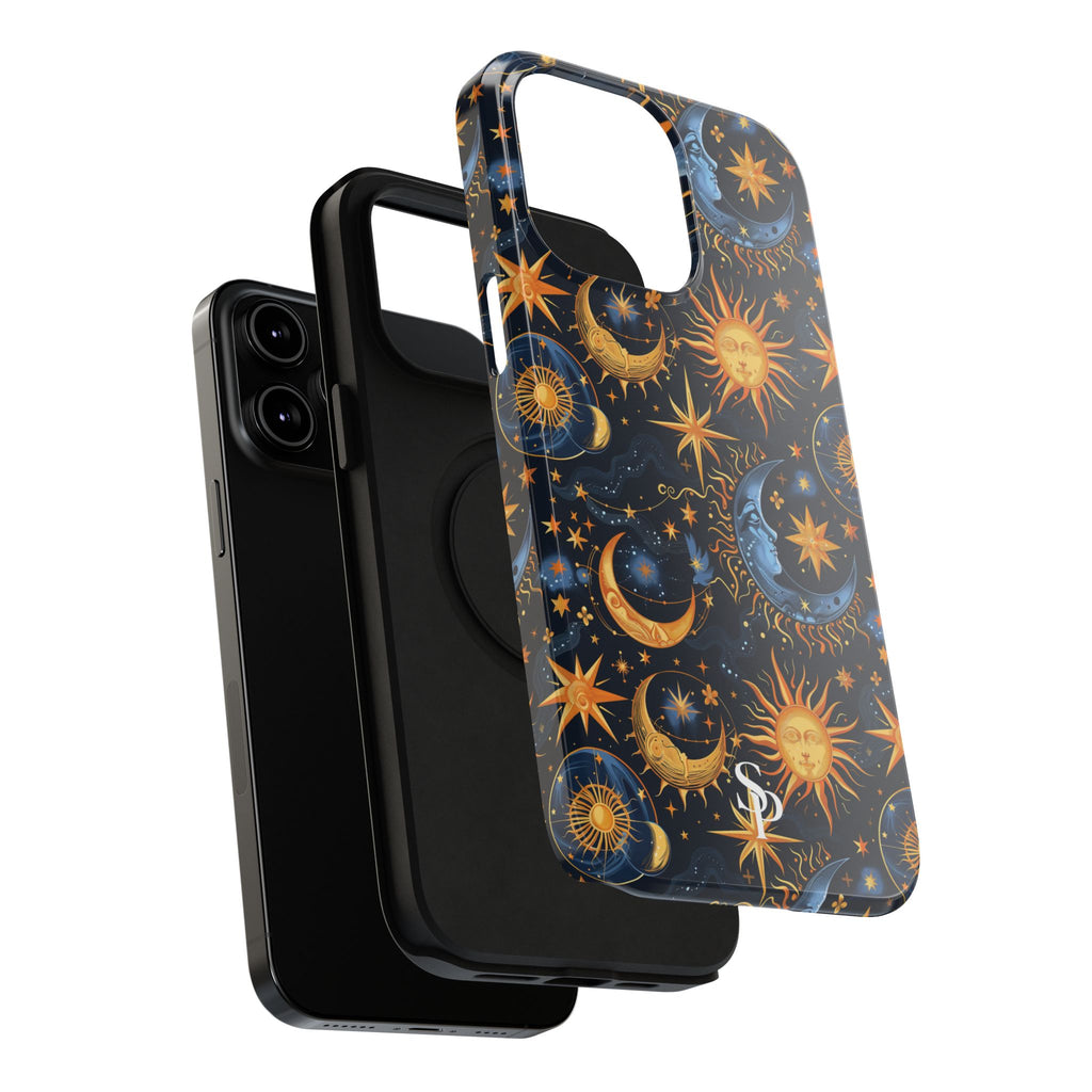 Celestial Sun and Moon Impact-Resistant Phone Case