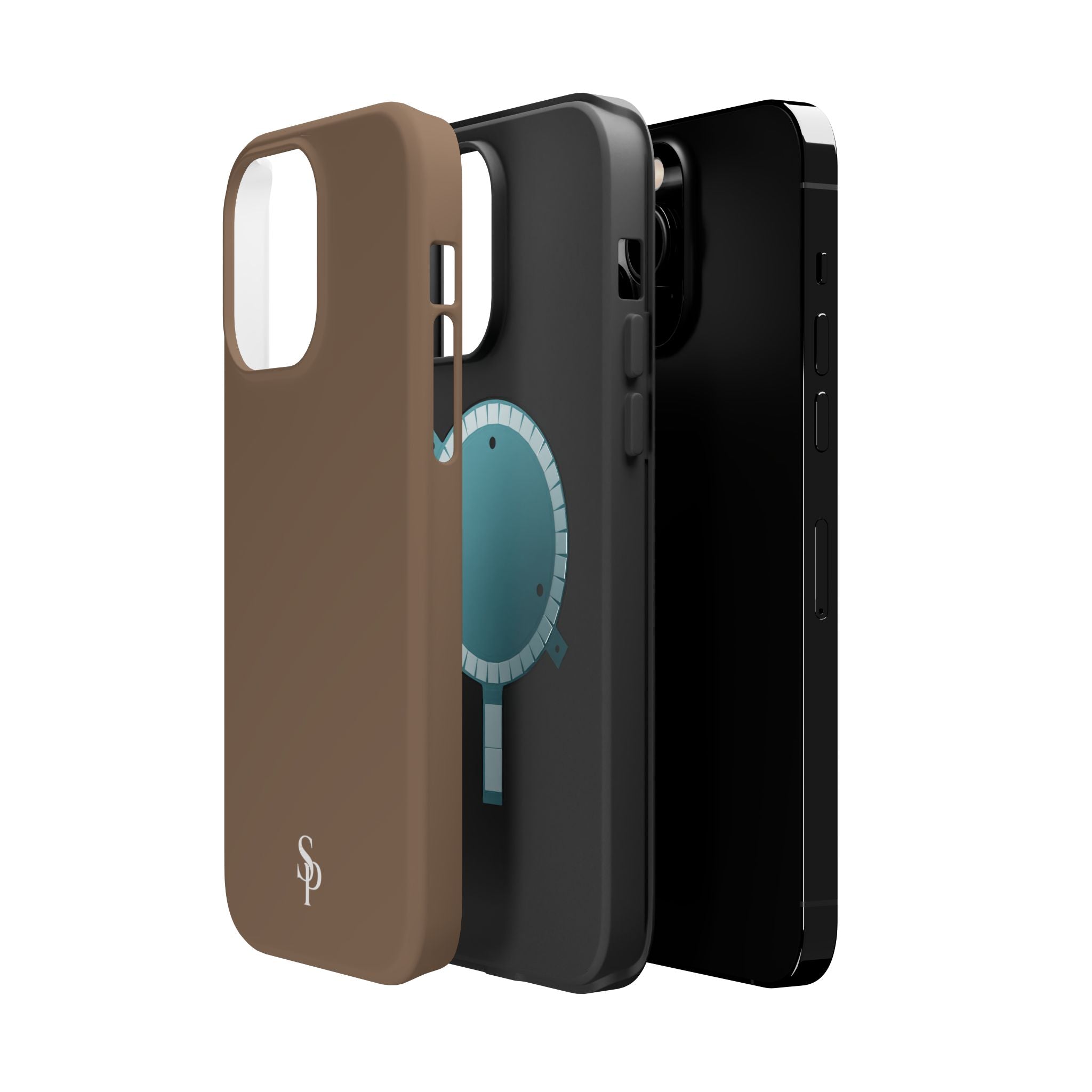 Brown Magnetic Tough Case