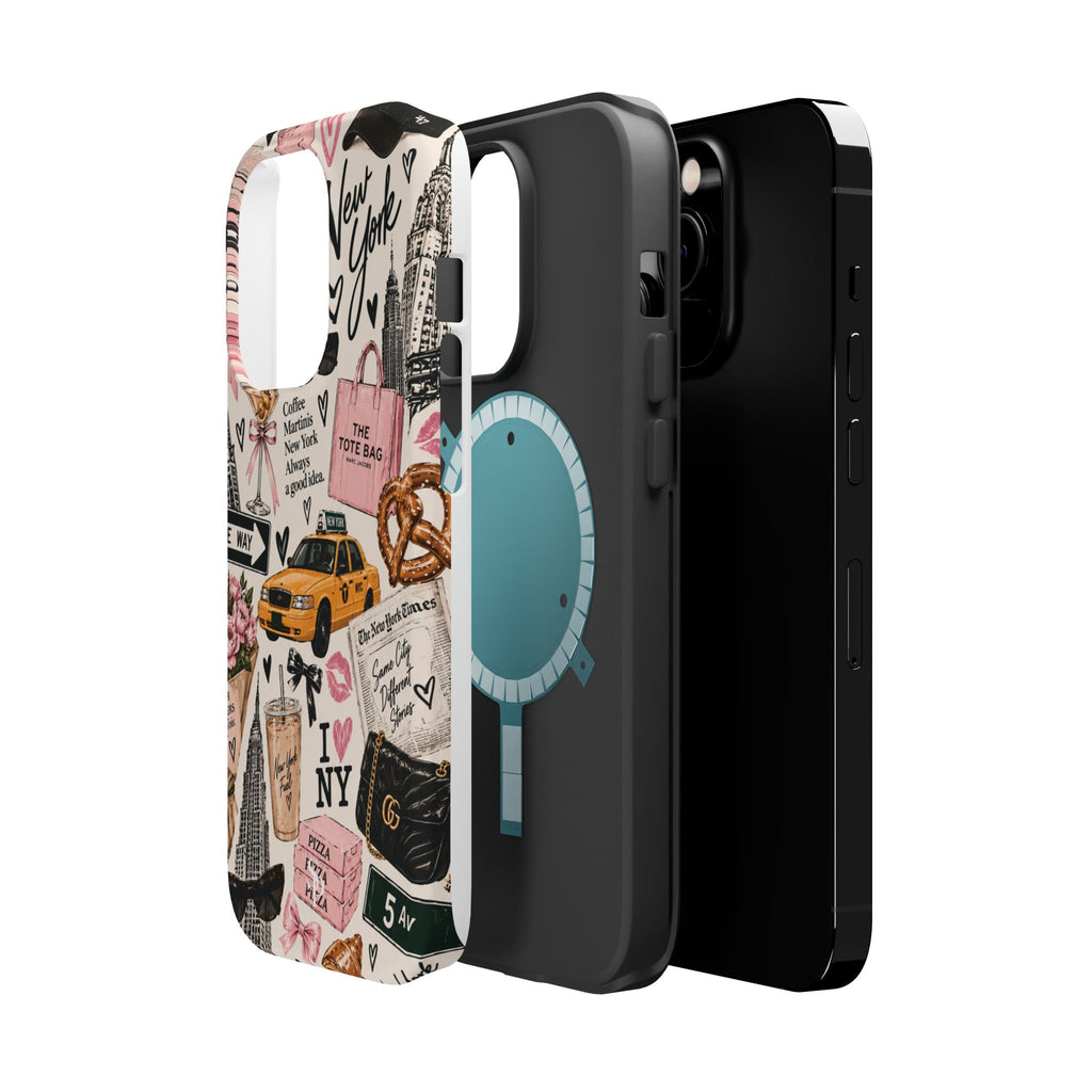Pink New York Magnetic Phone Case