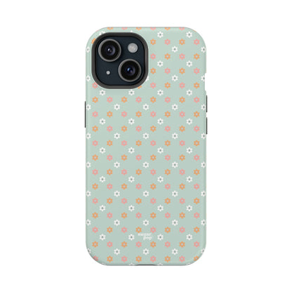 Floral Smiley Magnetic Tough Case