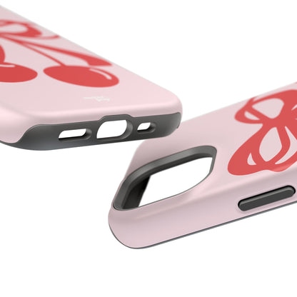 Cherry Bow Impact-Resistant Phone Case