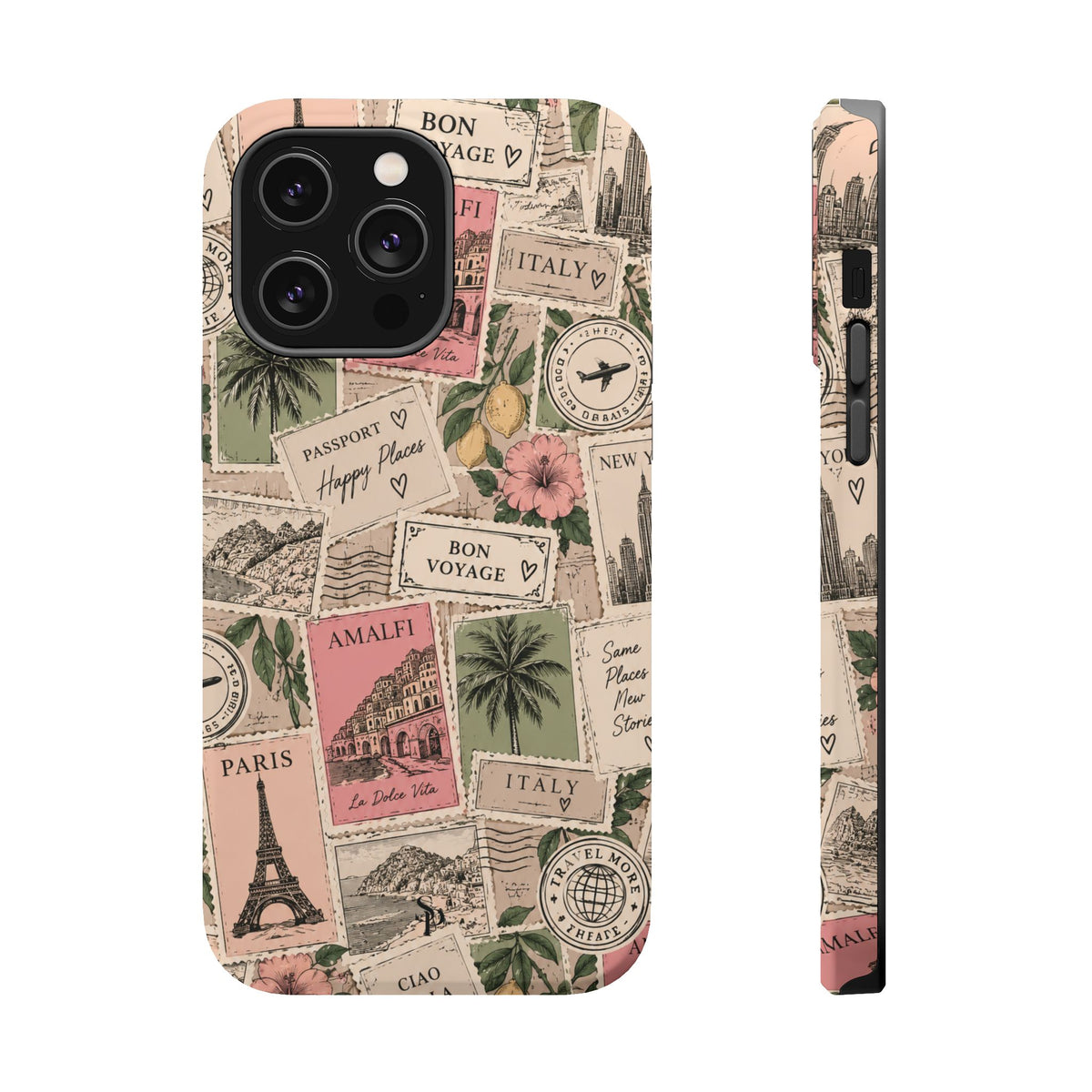 Travel Passport Stamp Magnetic Case