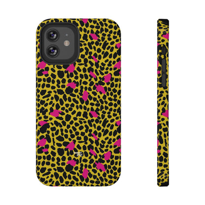 Leopard Print Impact-Resistant Phone Case