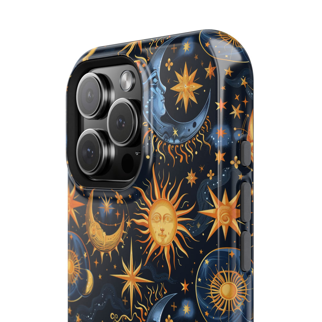 Celestial Sun and Moon Impact-Resistant Phone Case