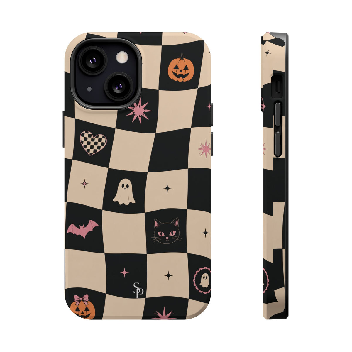 Halloween Checkerboard Magnetic Phone Case