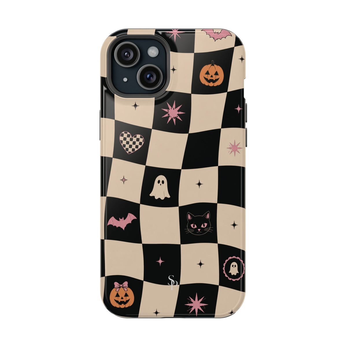Halloween Checkerboard Magnetic Phone Case