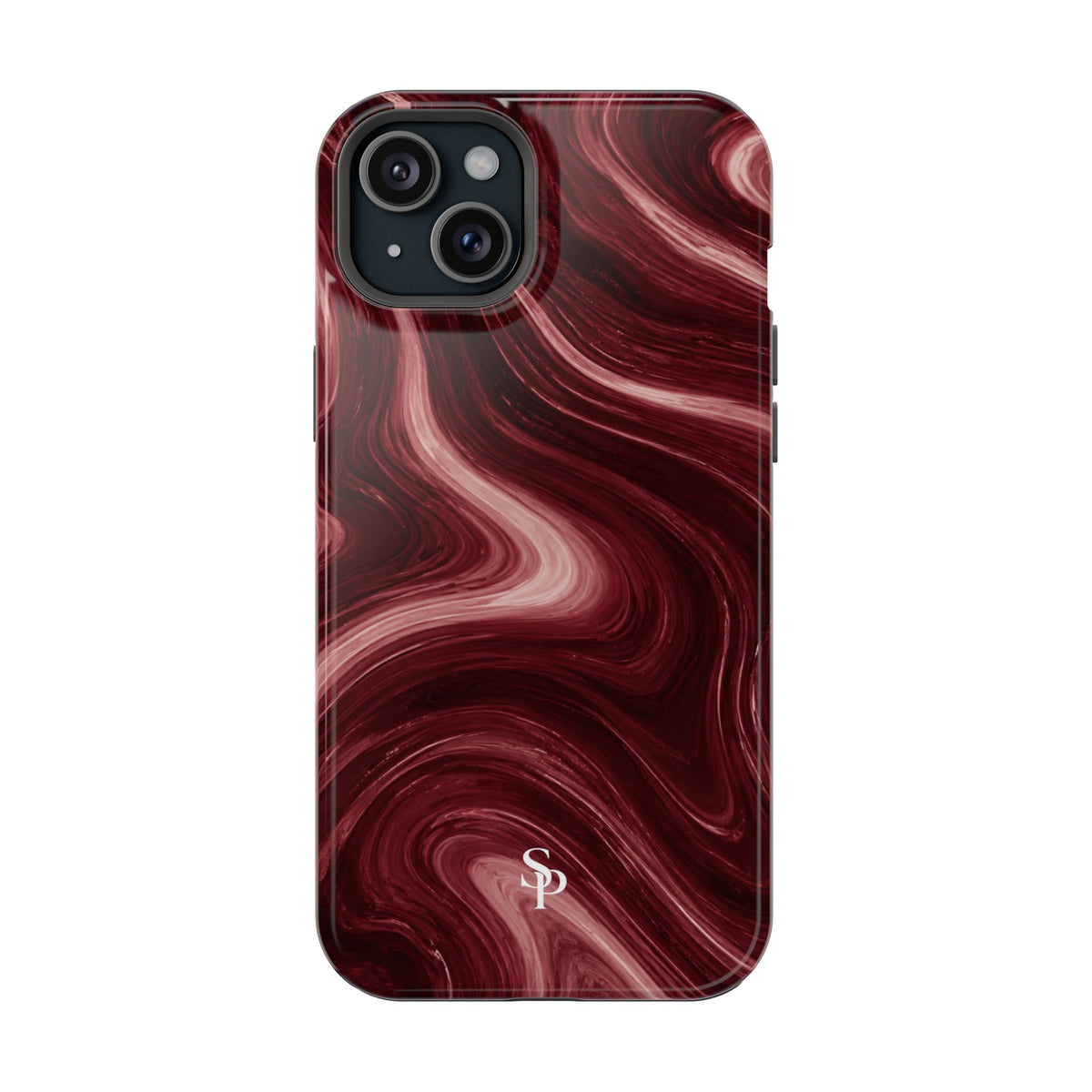 Burgundy Marble Magnetic Phone Case