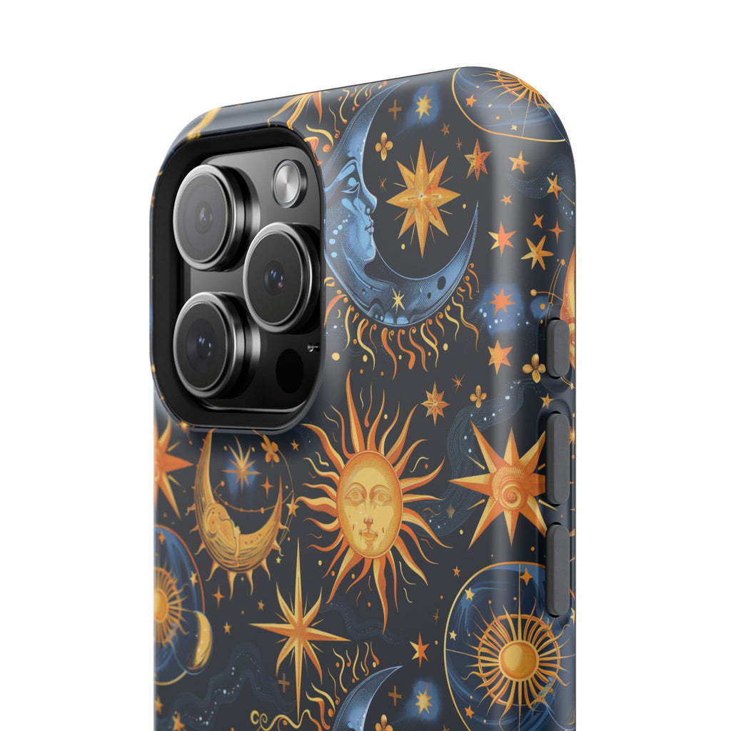 Celestial Sun and Moon Impact-Resistant Phone Case