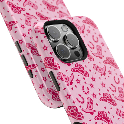 Pink Cowgirl Impact-Resistant Case