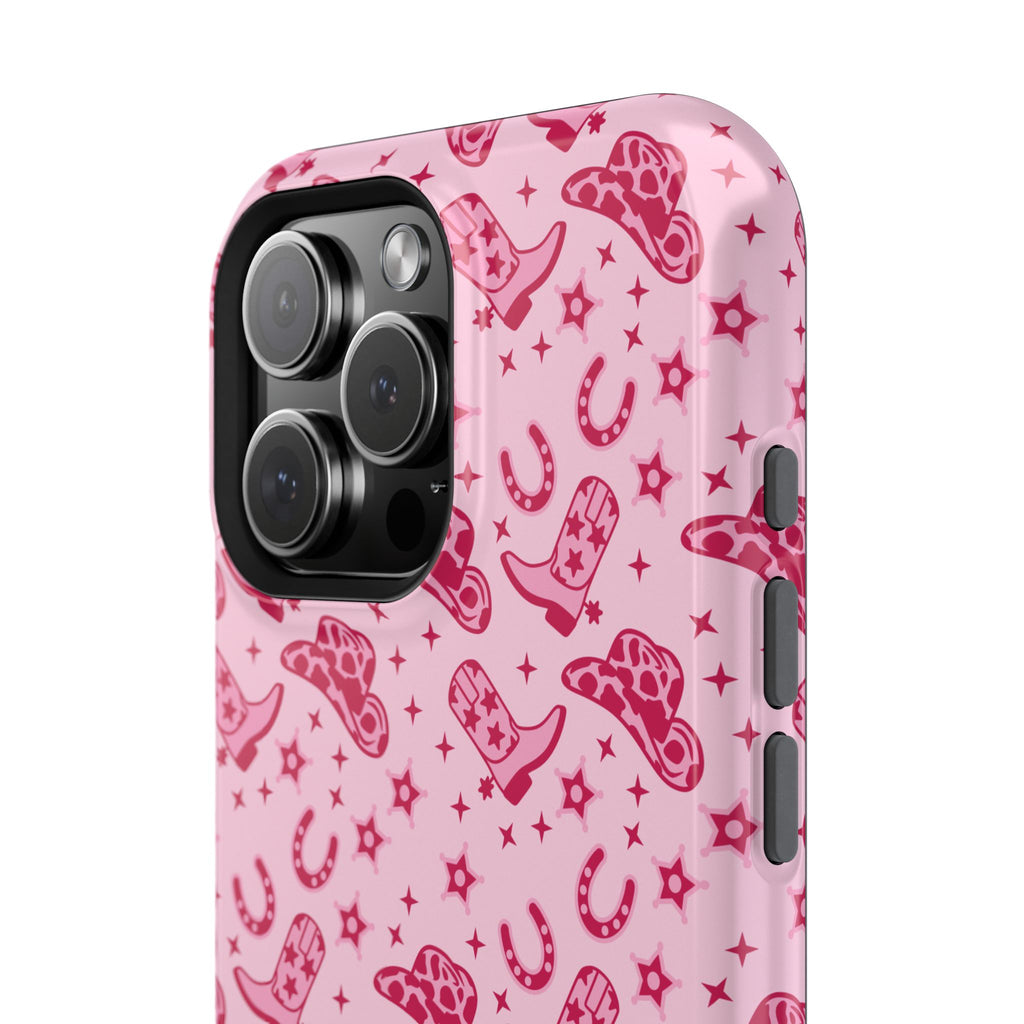 Pink Cowgirl Impact-Resistant Case