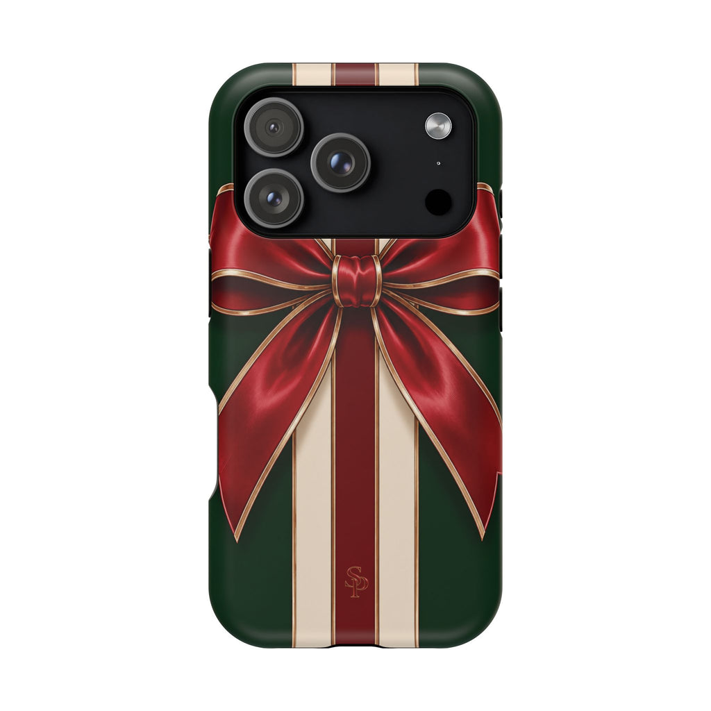 Christmas Gift Bow Magnetic Phone Case