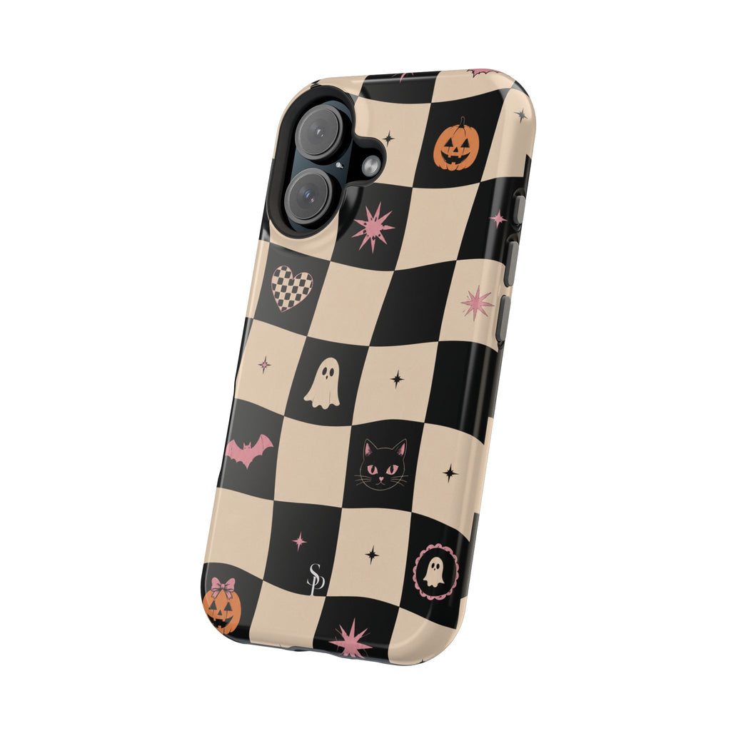 Halloween Checkerboard Magnetic Phone Case