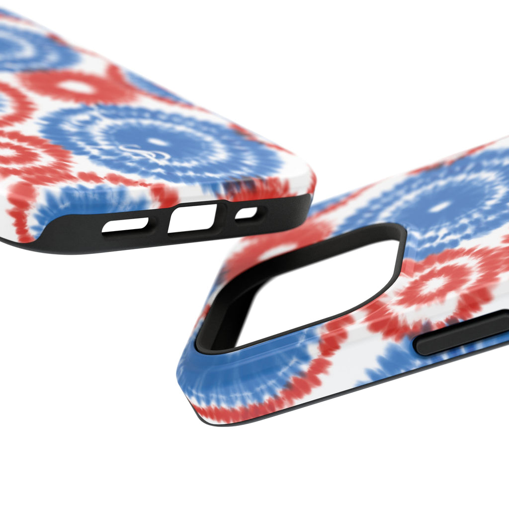 Patriotic Tie Dye Impact Resistant Phone Case