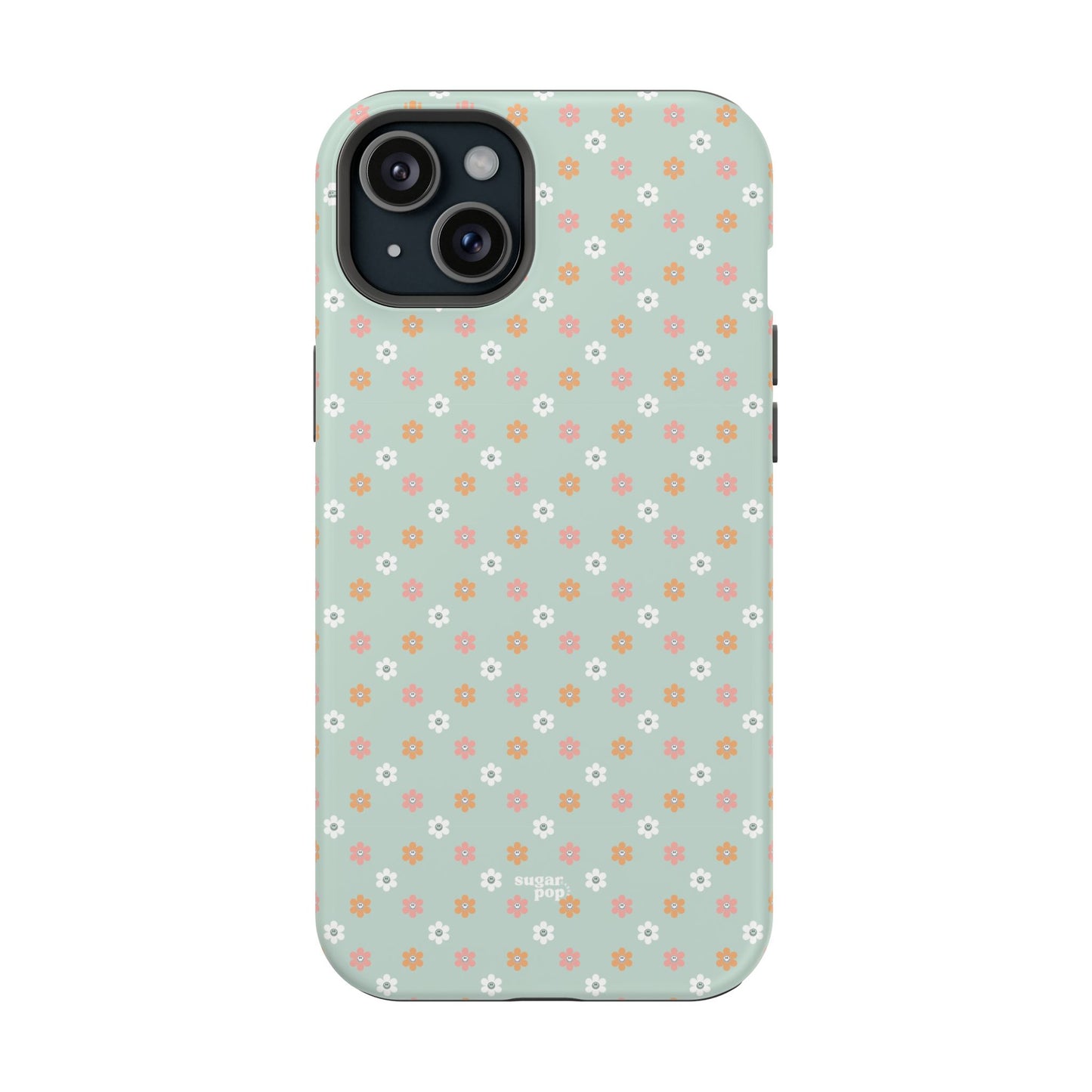 Floral Smiley Magnetic Tough Case