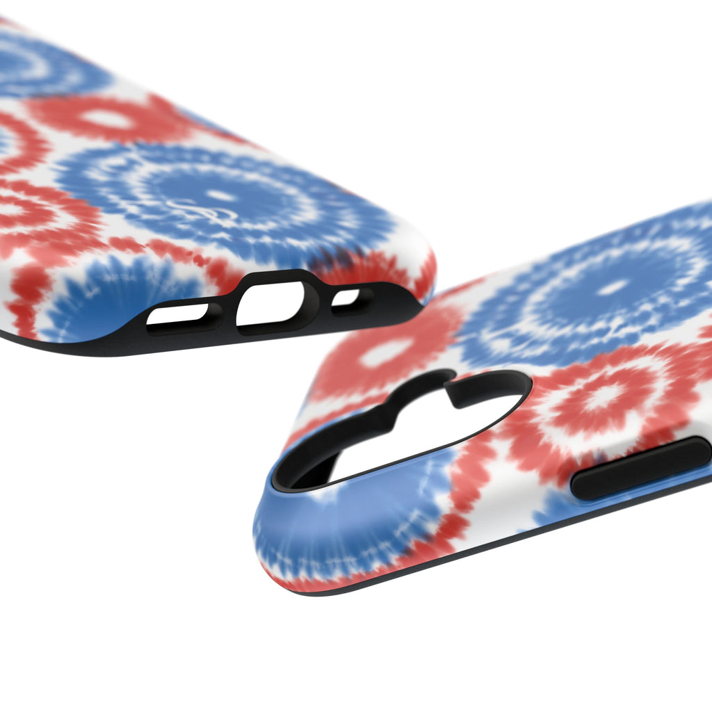 Patriotic Tie Dye Impact Resistant Phone Case