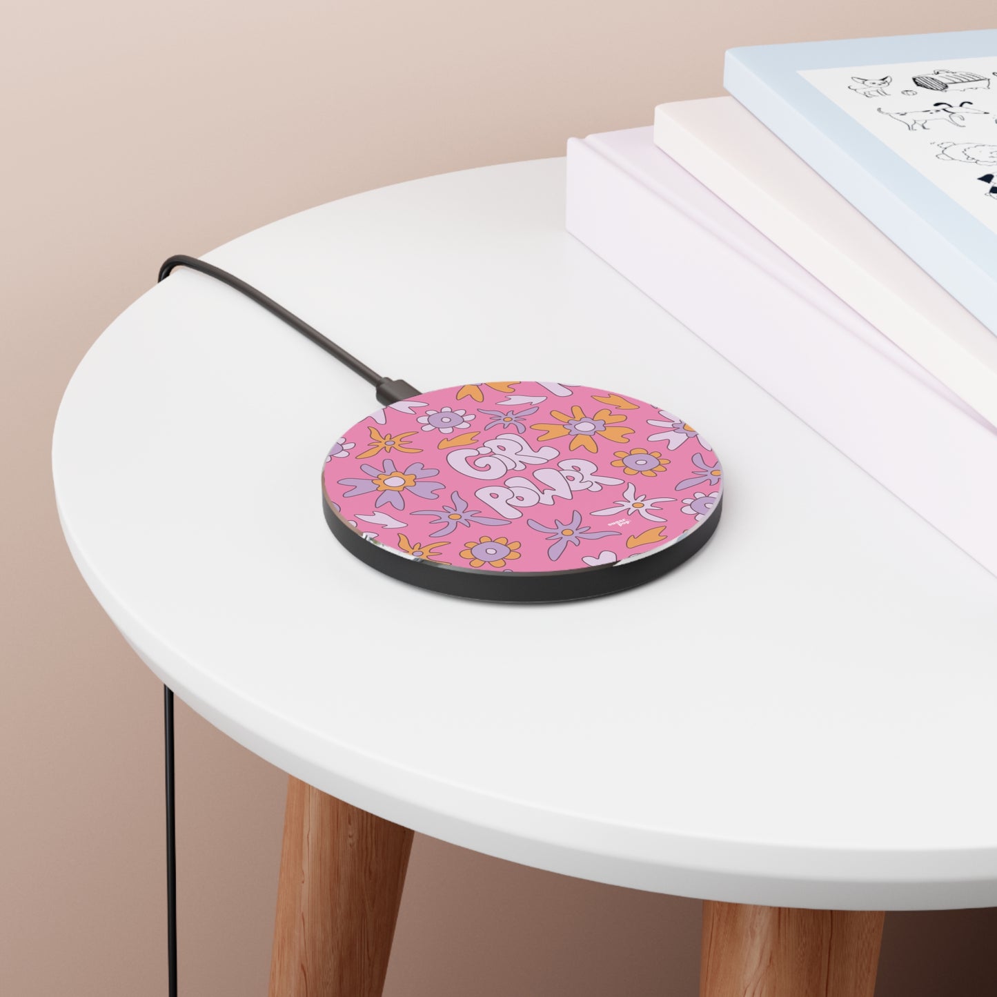 Girl Power Wireless Charger - Fast Charging Pad for Empowered Individuals