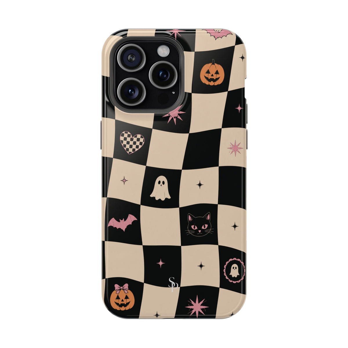 Halloween Checkerboard Magnetic Phone Case