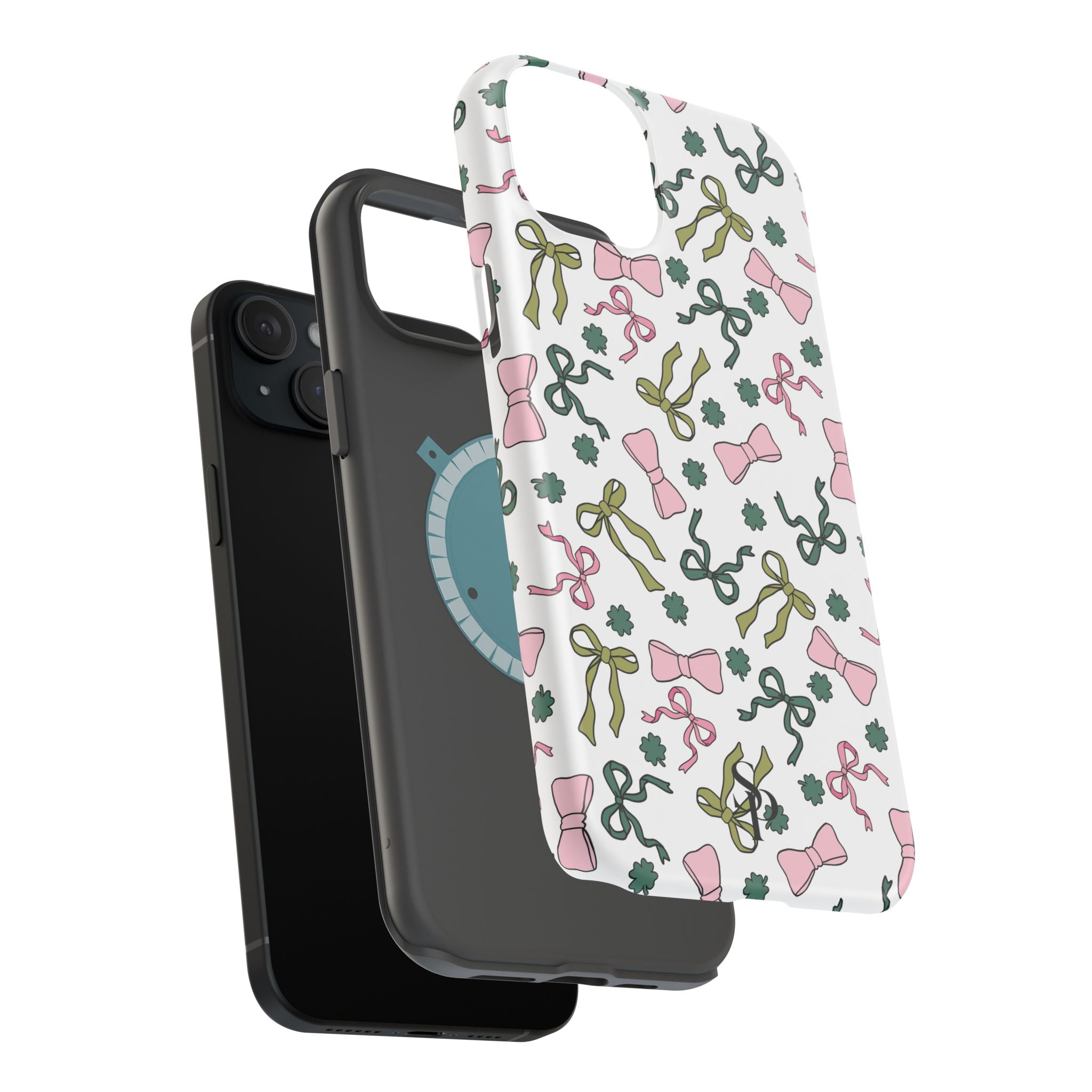 Bows and Shamrocks Magnetic Phone Case