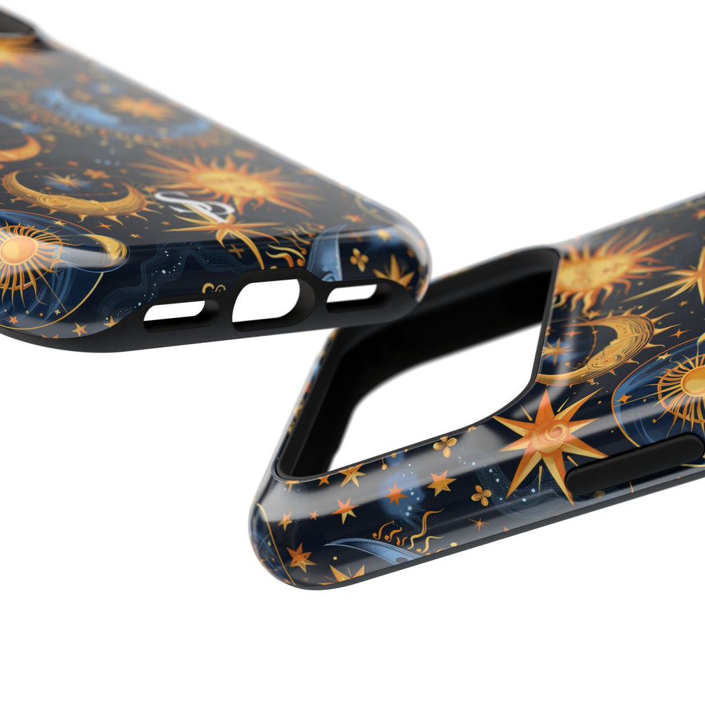 Celestial Sun and Moon Impact-Resistant Phone Case