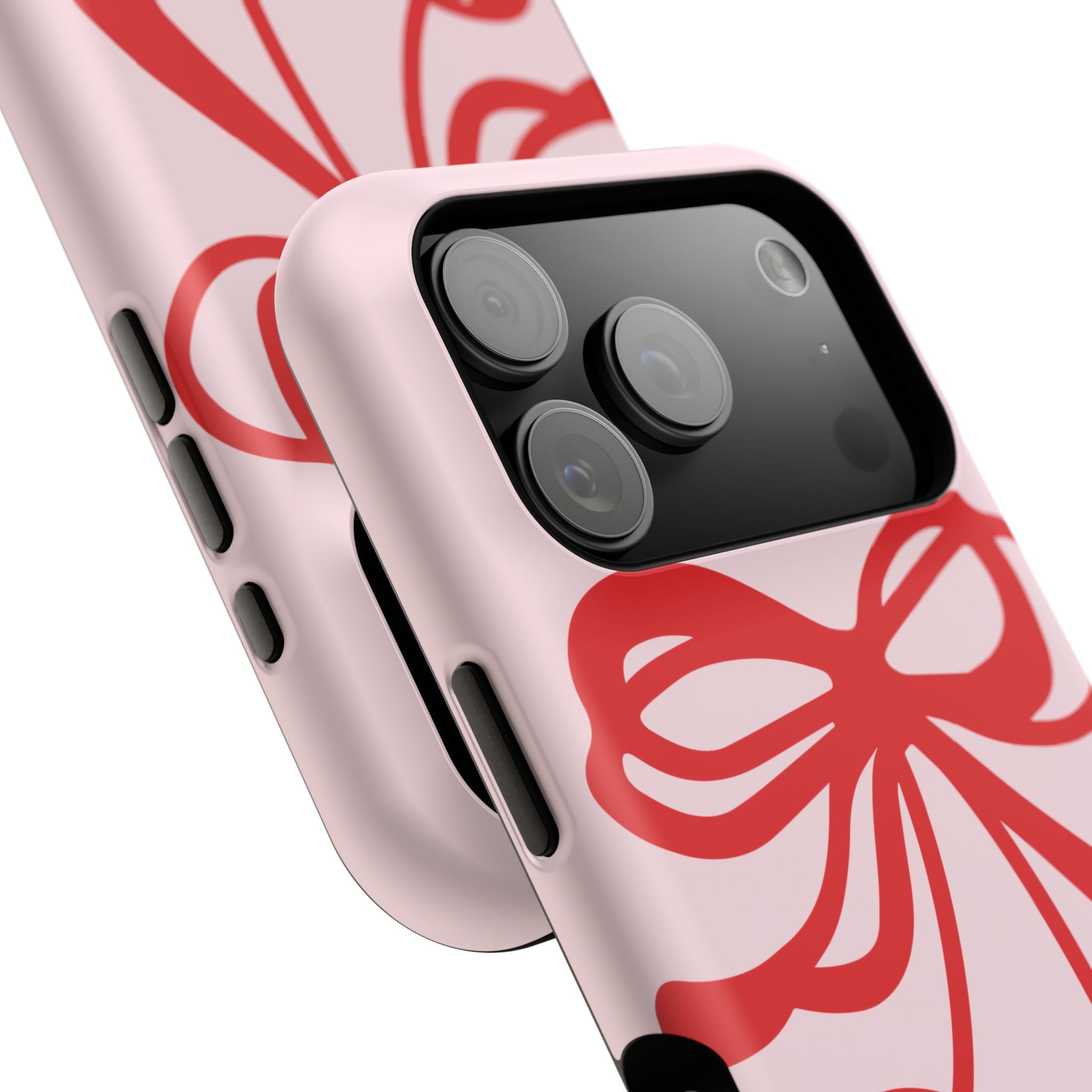Cherry Bow Impact-Resistant Phone Case