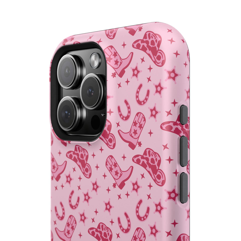 Pink Cowgirl Impact-Resistant Case
