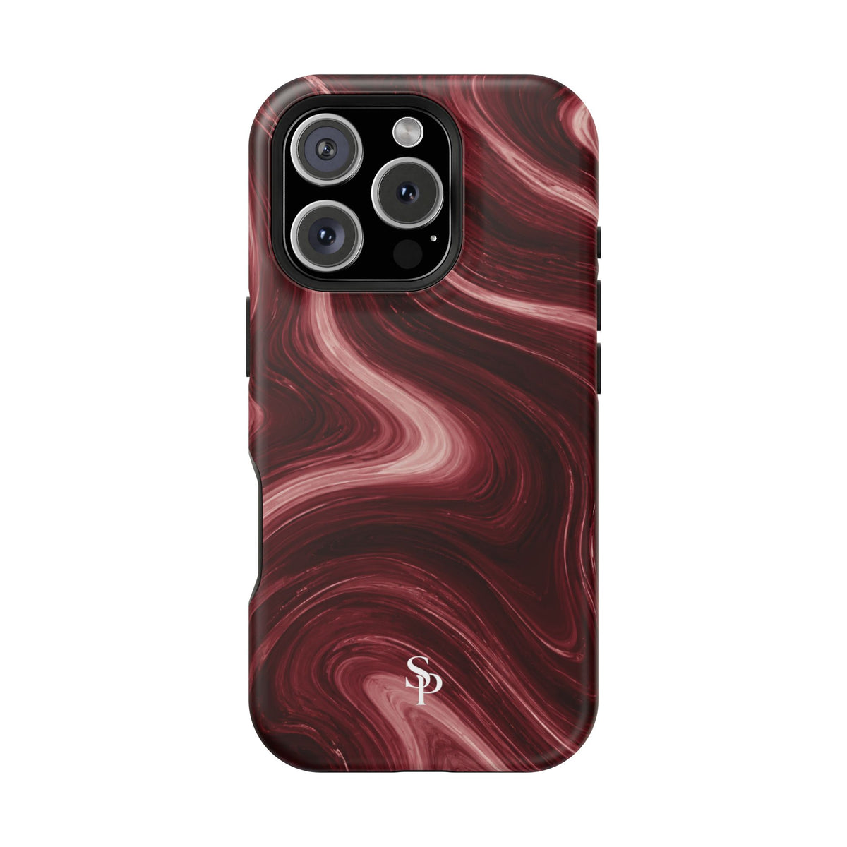 Burgundy Marble Magnetic Phone Case