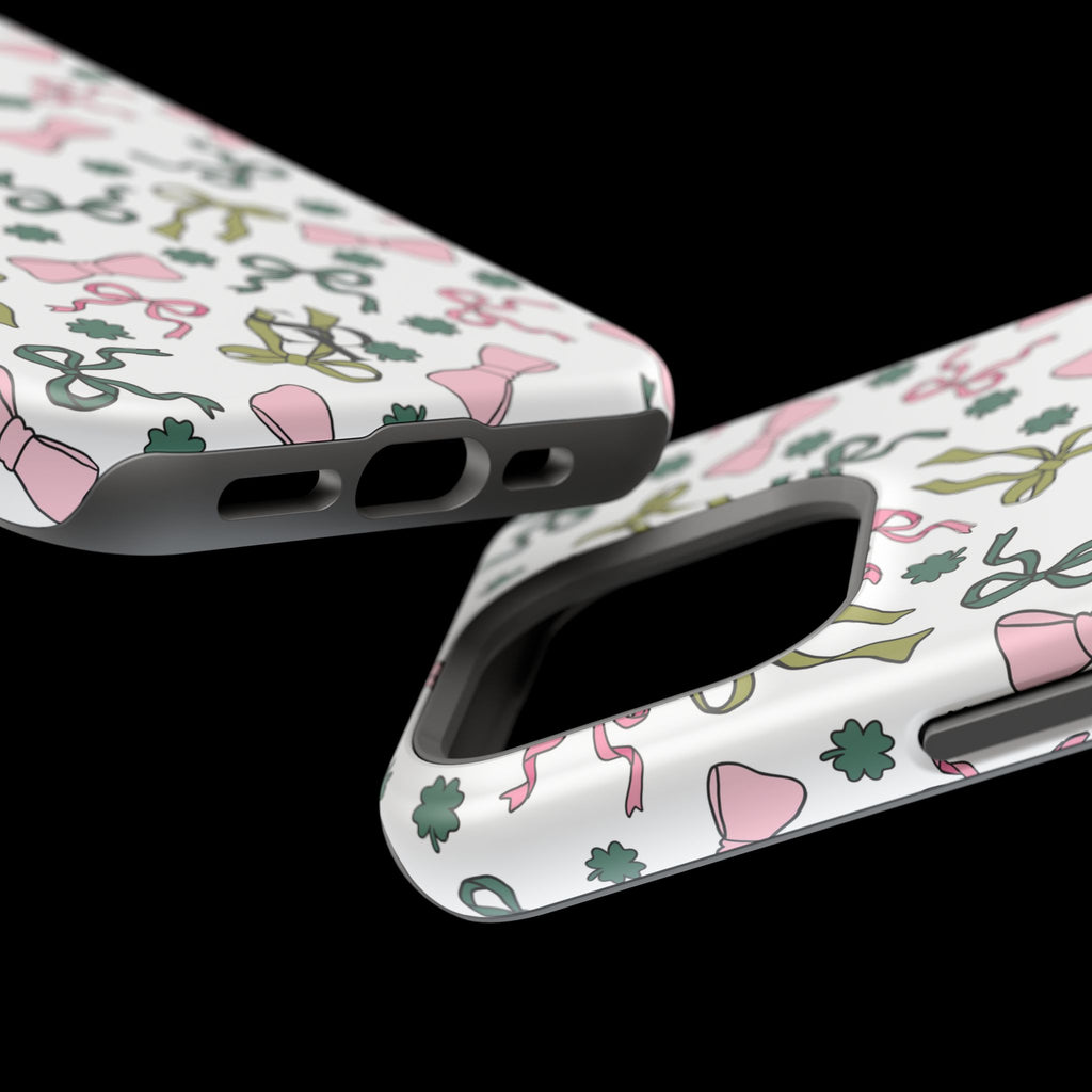 Bows and Shamrocks Magnetic Phone Case
