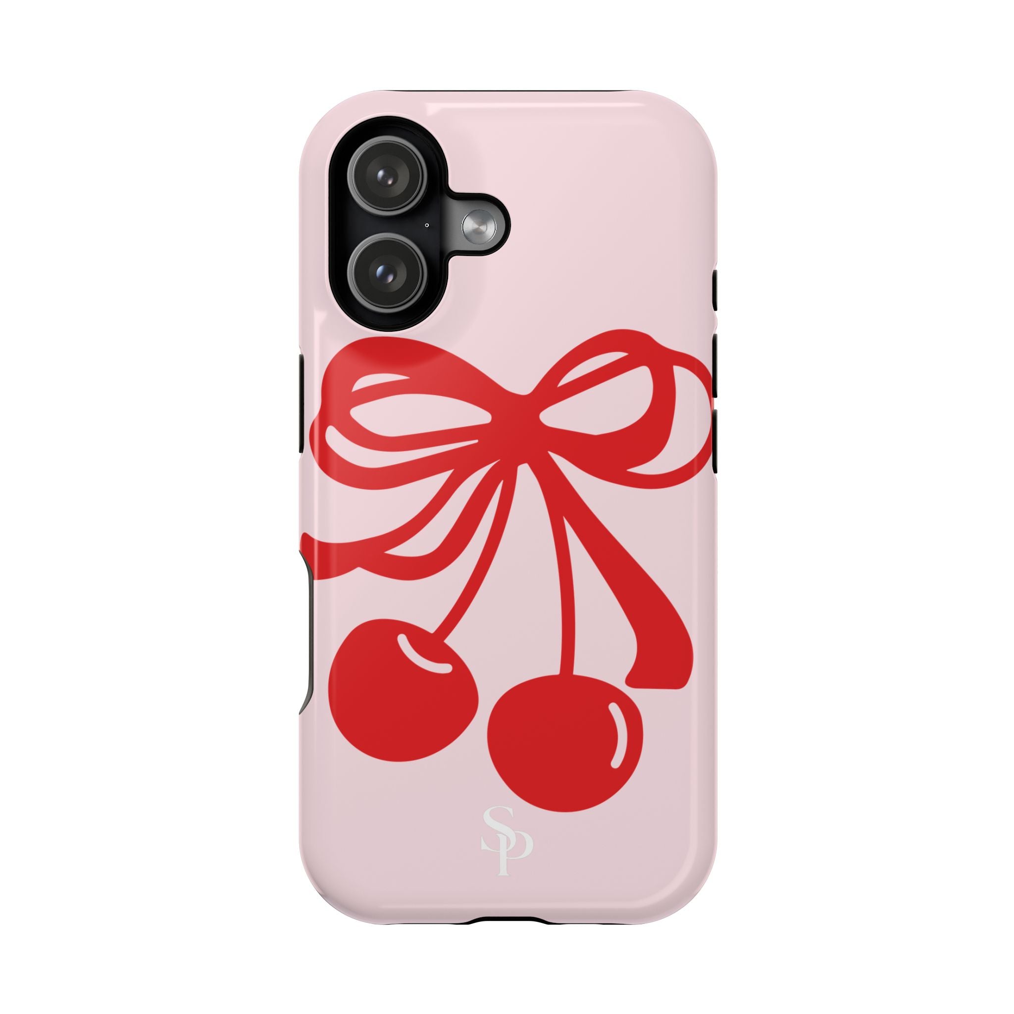 Cherry Bow Impact-Resistant Phone Case