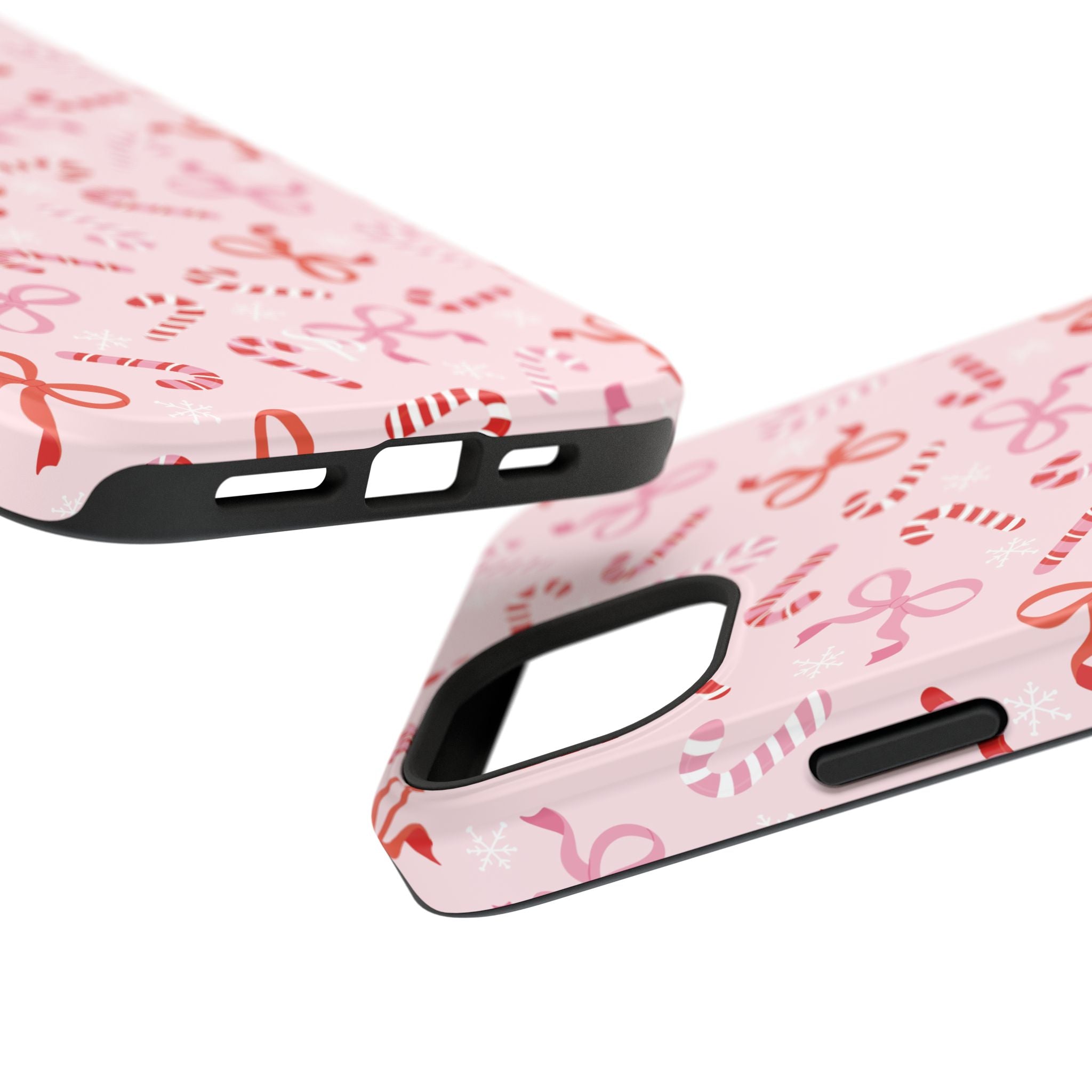 Candy Cane Impact-Resistant Phone Case - Limited Edition