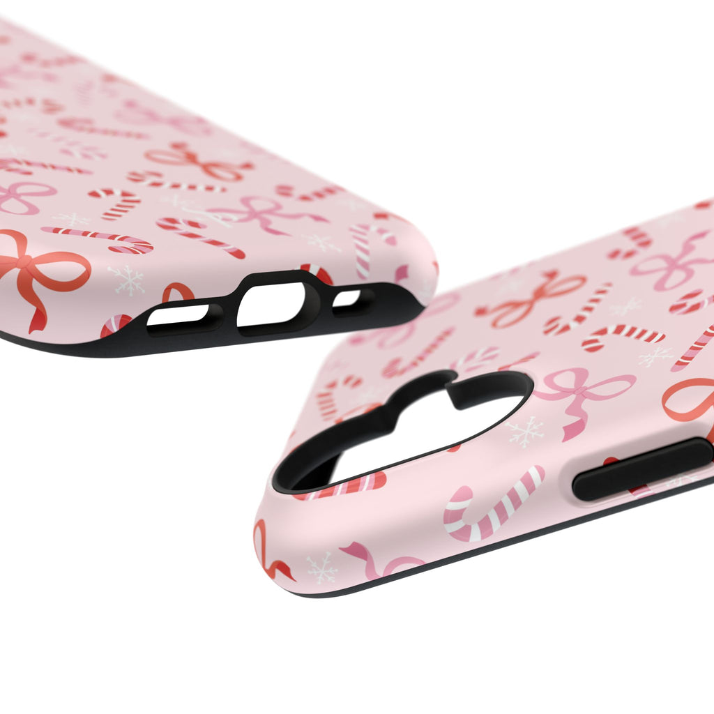 Candy Cane Impact-Resistant Phone Case - Limited Edition