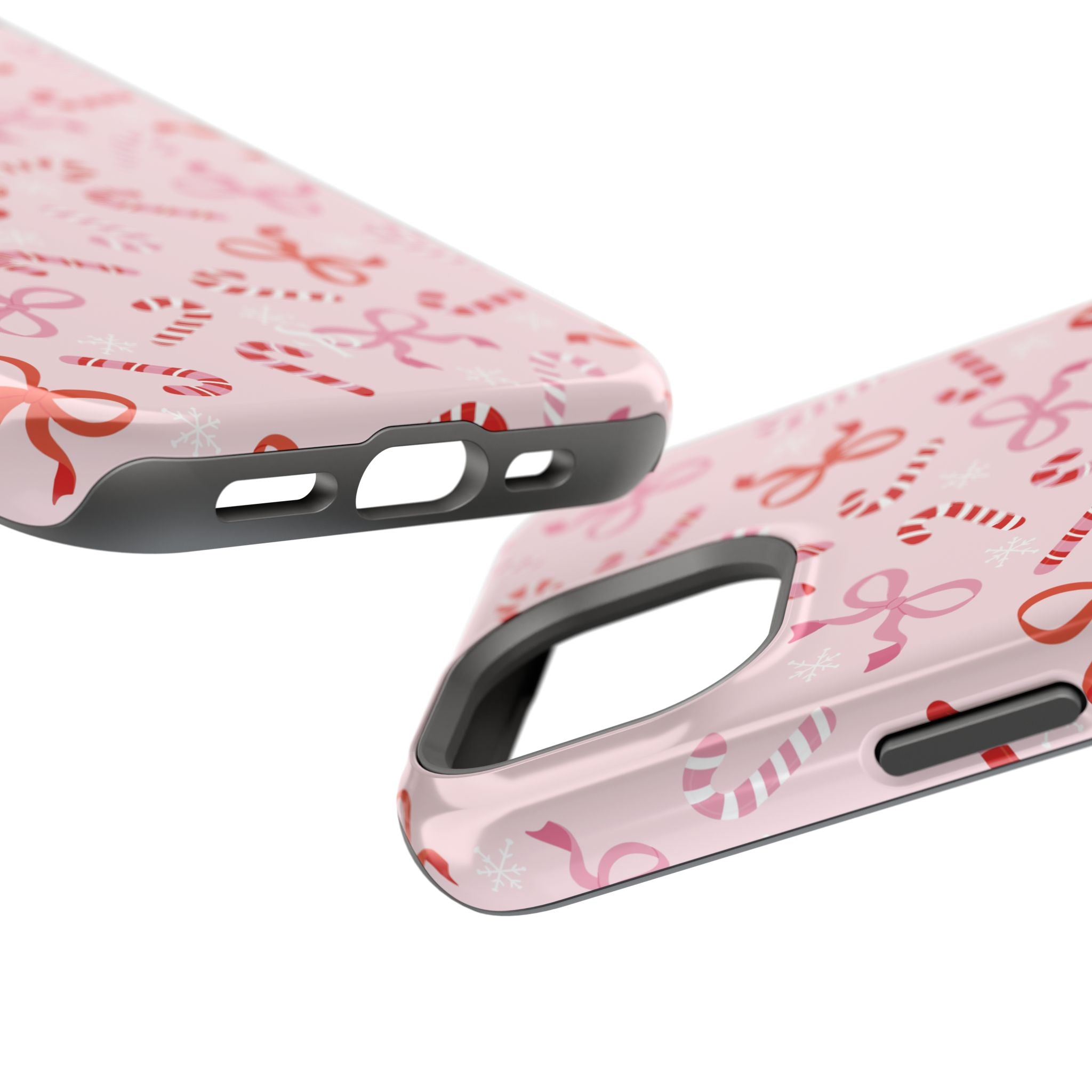Candy Cane Impact-Resistant Phone Case - Limited Edition