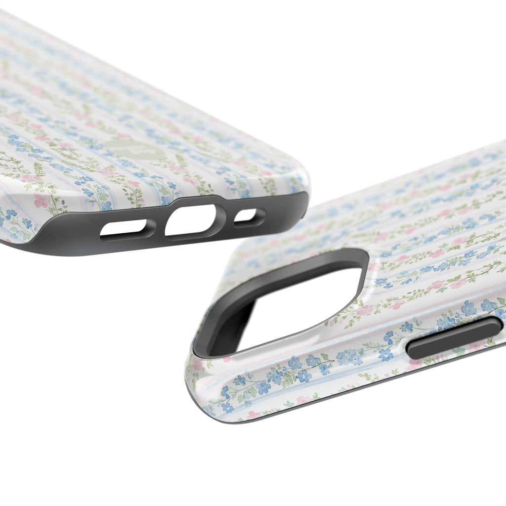 Pastel Floral Pattern Magnetic Tough Case