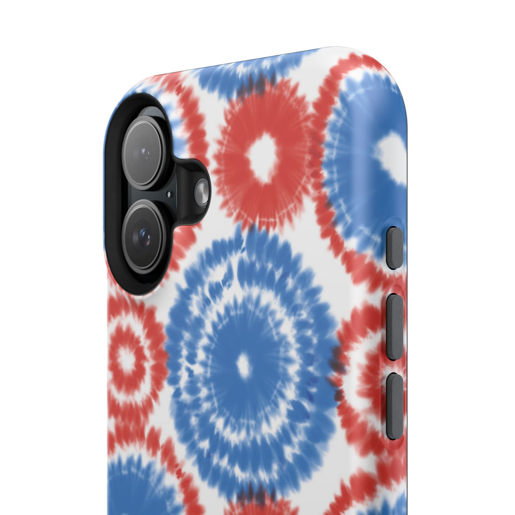 Patriotic Tie Dye Impact Resistant Phone Case
