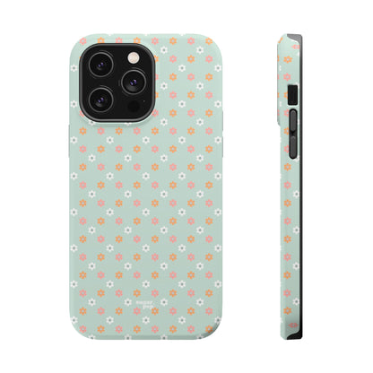 Floral Smiley Magnetic Tough Case