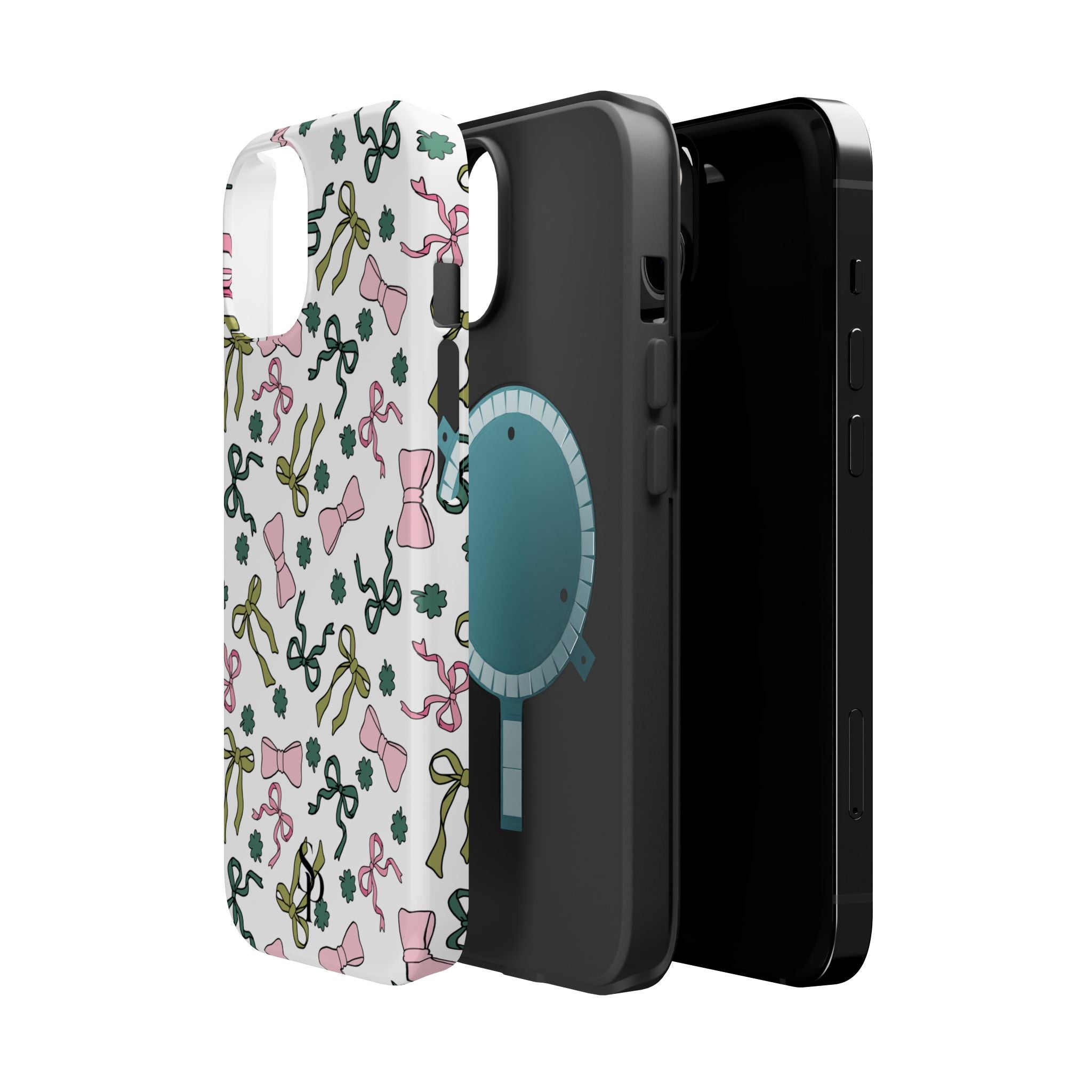 Bows and Shamrocks Magnetic Phone Case