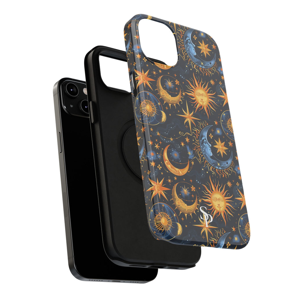 Celestial Sun and Moon Impact-Resistant Phone Case