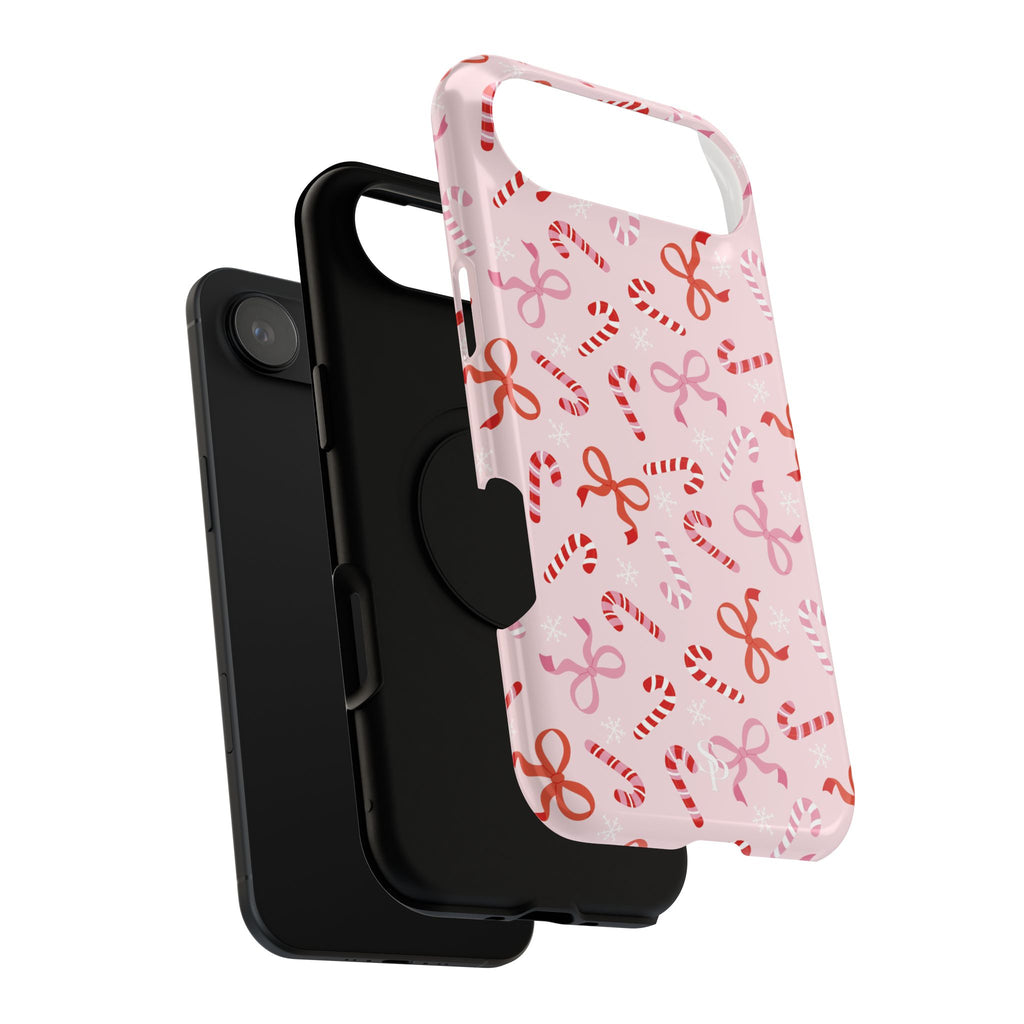 Candy Cane Impact-Resistant Phone Case - Limited Edition
