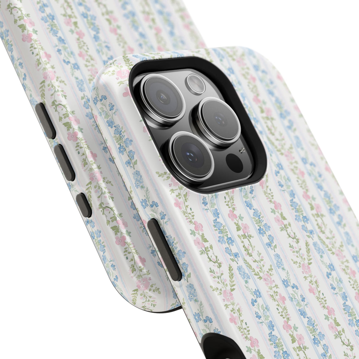 Pastel Floral Pattern Magnetic Tough Case