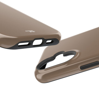 Brown Magnetic Tough Cases for Phones - Secure & Sleek Design